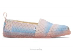 Toms barn havfrue alpargata LNRH556 sko rosa multi