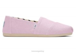 Toms kvinner alpargata eco heritage lerret LNRH4 sko lys syrin