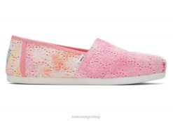 Toms kvinner alpargata floral maljer LNRH30 sko sienna oransje