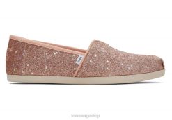 Toms kvinner alpargata glitter LNRH62 sko rosa