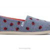 Toms kvinner alpargata marihøner LNRH122 sko chambray