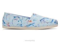 Toms kvinner delfiner alpargata LNRH91 sko blå