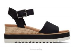 Toms kvinner diana kile sandal LNRH201 sko svart