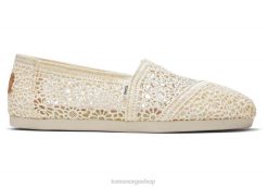 Toms kvinner marokkansk hekle alpargata LNRH36 sko naturlig