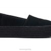 Toms kvinner valencia plattform espadrille LNRH169 sko semsket skinn