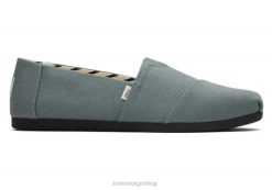 Toms menn alpargata eco heritage lerret LNRH388 sko bonsai grønn