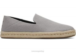 Toms menn santiago øko resirkulert bomull LNRH417 sko grå