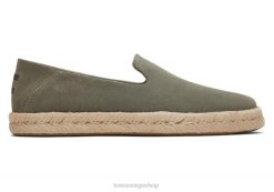 Toms menn santiago semsket skinn LNRH439 sko vetiver grå semsket skinn